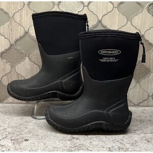 Dryshod Boots Tuffy Kid's Black Insulated Waterproof Youth Size 12